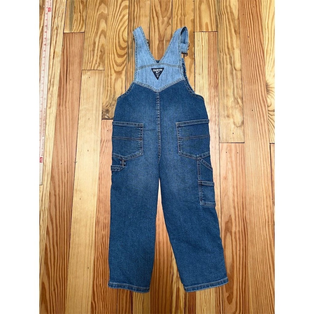 OshKosh B'gosh Vestback patchwork bib Toddler Den… - image 9